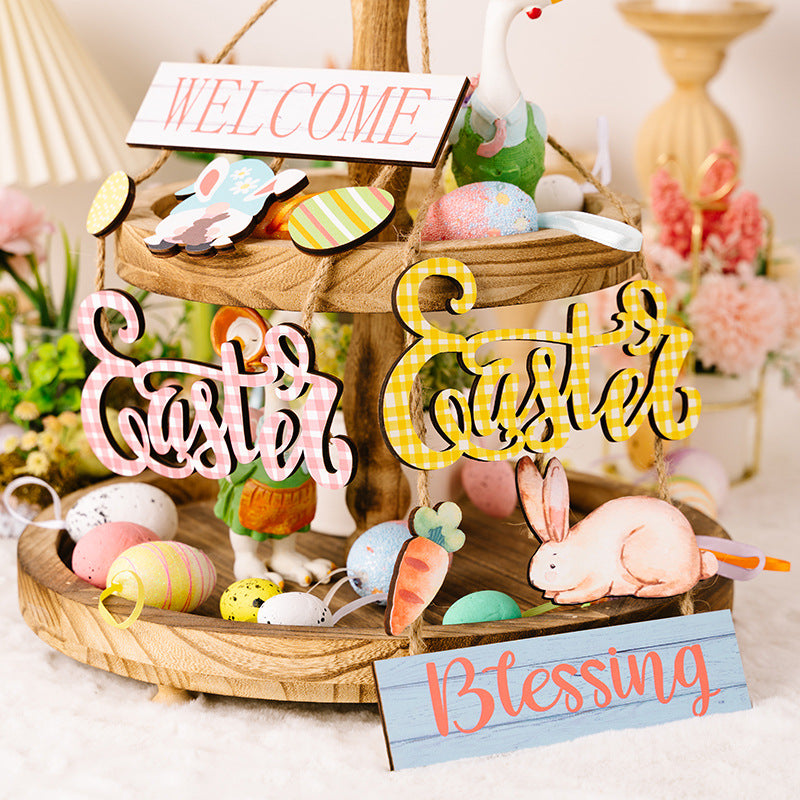 Easter Wooden Hanging Widget