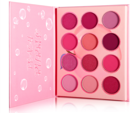 SWEET PEACH SCENTED 12 SHADE EYESHADOW PALETTE
